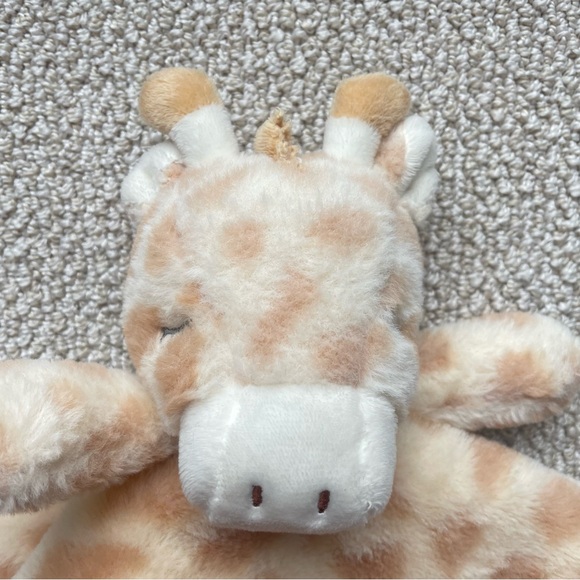 Kellytoy Baby Giraffe Security Blanket Lovey Plush Rattle - Picture 4 of 4